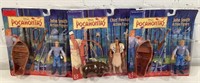 Three Disney Pocahontas action figures