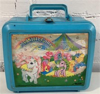 1989 my little pony lunchbox with thermos