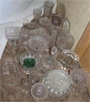 29 Pieces of Misc. Collectible Clear Glassware