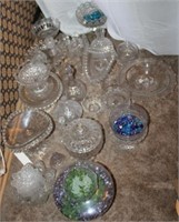 33 Pieces of Misc. Collectible Clear Glassware