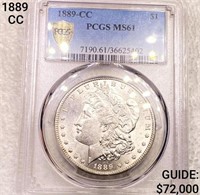 1889-CC Morgan Silver Dollar PCGS MS61