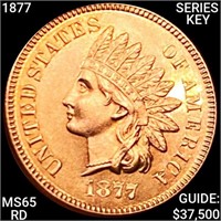 1877 SERIES KEY Indian Head Cent GEM BU RD
