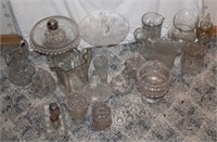 31 pcs. of Misc. Collectible Clear Glassware
