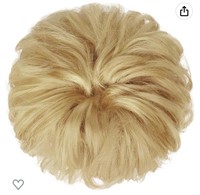 ($39)FESHFEN Human Hair Messy Buns