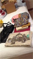 Assorted bags and purses