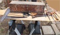 Hand Saws & Wooden Carpenters Box