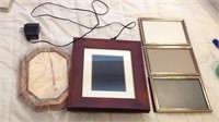 Assorted picture frames one electronic