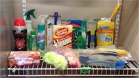 misc cleaning supplies, you box