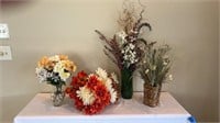 Vases, Baskets & Floral Arrangements