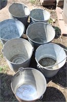 7 Galvanized & Metal Buckets