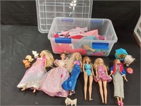 Barbies, Accessories & Tote