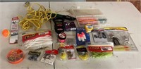 Box Lot of Fishing Supplies