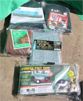 5 Miscellaneous Tarps (new in package)