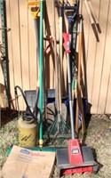Shovels, Rake, Hand Sprayer, Broom & More