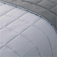Gray-Reversible Down Alternative Blanket