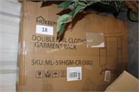 double rail garment rack