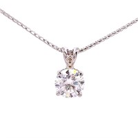 2 CT Eternity™Solitaire Necklace 14k WG