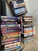 DVDs, tapes, movies