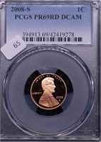 2008 S PCGS PF69DC RED LINCOLN
