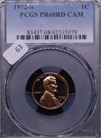 1972 S PCGS PF68DC RED LINCOLN