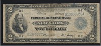 1918 2 $ FRBN NOTE VG