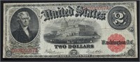 1917 2 $ US LEGAL TENDER NOTE VF
