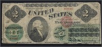 1862 2 $ US LEGAL TENDER F