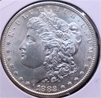 1882 S CHOICE BU MORGAN DOLLAR