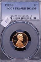 1982 S PCGS PF69DC RED LINCOLN