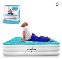 HOUSEDAY Queen Air Mattress with Built- Raised