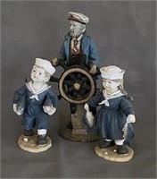 Resin Sea Captain & Sailor Children