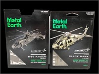 Metal Earth S-97 Raider & Black Hawk Steel Models