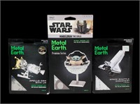 (3) Metal Earth Steel Sheet Model Kits