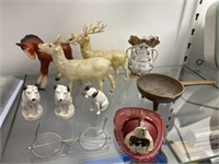 Celluloid Reindeer, Shakers, Eyeglasses, etc.
