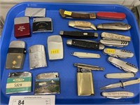 Vintage Lighters and Pocket Knives