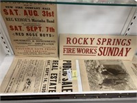 Rocky Springs Sign, Lititz Record Calendar, etc.