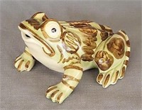 VTG Brush McCoy Pottery Frog 7.5"