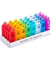NEW $32 Monthly Pill Organizer 2 Times A Day
