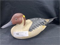 Unsigned Carved Wood Duck Decoy