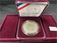 1988 Olympic $1.00 Silver Coin