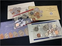 Four Uncirculated Mint Sets