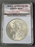 1898-0 Morgan Dollar A Ngs Ms67