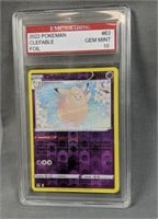 2022 Pokémon Clefable Foil Number 63 Gem Mint 10