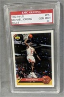 1992-93 Ud Michael Jordan Bulls Number P5 Gem