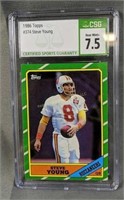 1986 Topps Number 374 Steve Young Football Card