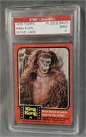 1976 Topps King Kong Movie Card Puzzle Back Mint