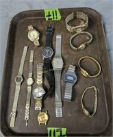 Tray Lot Watches. Guess, Ducks Unlimited, Seiko