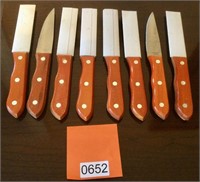 Wooden Handled Steak Knives