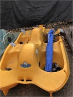 (2) Yellow WaterBee Paddle Wheel Boats