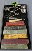 Empty Straight Razors Boxes, Vtg Clippers